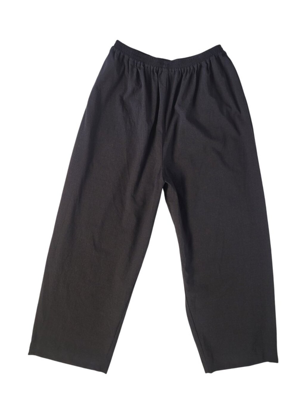Eskandar Wool Stretch Japanese Trouser in Coal size 0 COR/WE01